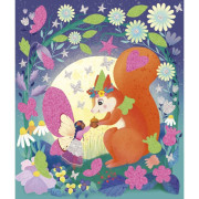 Kreatívna súprava Penové nálepky a svietiaci piesok Magické víly Janod