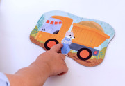 Vééľké puzzle Stavebné stroje KukiKuk