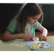 Maľovanie s pečiatkami a šablónami Džungľa Créa Lign