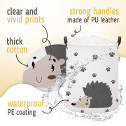 Kôš na hračky bavlnený uzatvárateľný 43 l Sipo