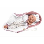 New Born 74040 Llorens - žmurkacia realistická bábika so zvukmi 42 cm