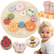 Drevené ozubené kolieska záhrada