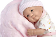New Born dievčatko - realistická bábika bábätko s celovinylovým telom 855 - 25 cm Guca