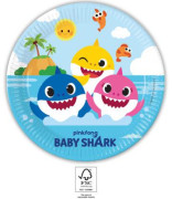 EKO papierové taniere Baby Shark 23 cm/8 ks