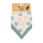 Podbradník bandana Luke 2 ks 3 m+ Beige Petite&Mars