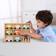 Dopravné prostriedky a značky Pastel 12 ks Tooky Toy