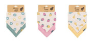 Podbradník bandana Luke 2 ks 3 m+ Beige Petite&Mars