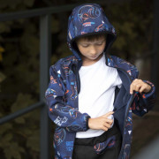 Detská softshellová bunda Duo Play and go - modrá Esito