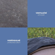 Pláštenka na kočík univerzálna exclusive Black Zopa