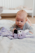 Zaspávač babyted hryzátko, hrkálka plyš 25x25 cm 0 m+