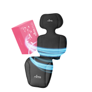 Chladiaca podložka do kočíka s vetraním a Hepa filtrom Flo Black Mima