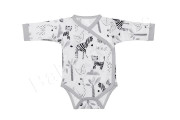 Zavinovacie body Safari šedé Česká výroba Babyservice