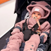 Rastúca zimná kombinéza Teddy fleece double Cyclamen pink Esito