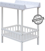 Prebaľovací pult Scarlett Spájka Slon biely