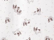 Letný spací vak bambus buldoček hnedé nohavice Kaarsgaren