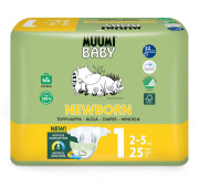 Eko plienky Muumi Baby 1 Newborn 2–5 kg 25 ks