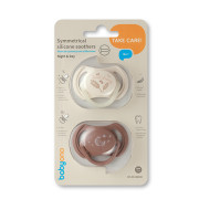 Cumlíky silikónové symetrické 18 m+, 2 ks BabyOno