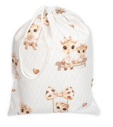 Bavlnené vrecúško na prezuvky 40×32 cm