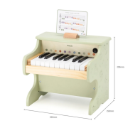 Drevené piano na batérie