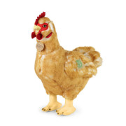Plyšová sliepka stojaca 33 cm s vajcom Eco-Friendly Rappa