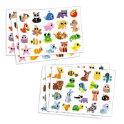 Samolepky pre najmenších - Hravé zvieracie mláďatká Djeco