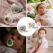 Cumlíky silikónové anatomické 6 - 18 m, 2 ks BabyOno