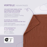 Mušelínová deka 100 x 75 cm Träumeland