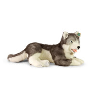 Plyšový pes husky ležiaci 60 cm Rappa