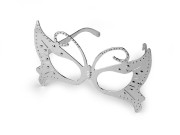 Karnevalové okuliare metalické