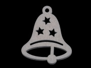 Drevené dekorácie vianočné na zavesenie/domaľovanie