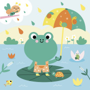 My arts&crafts Mini Zamatové omaľovánky Farma od 18 mesiacov Janod