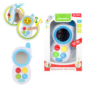 Mobil pre najmenších so zrkadlom, svetlom, zvukom, na batérie