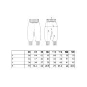 Nohavice rastúce denim vzor Little Angel