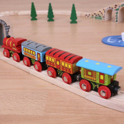 Osobný vlak + 2 koľaje Bigjigs Rail