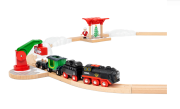 Vianočná vlaková sada s parnou lokomotívou Brio