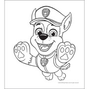 Mini omaľovánky s pastelkami Tlapková Patrola