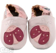 Kožené capáčky 0-6 m (18-19) 11,5 cm Capiki