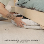 Deka hracia s hrazdičkou Cozyplay Light Grey Kinderkraft