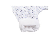 Letný spací vak s nožičkami modré lístočky Kaarsgaren