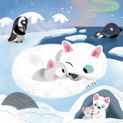 My arts&crafts Mini Zamatové omaľovánky Chutné zvieratká od 18 mesiacov Janod