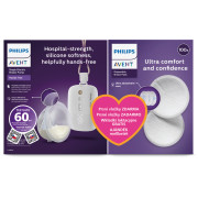 Odsávačka materského mlieka el. Hands-Free Premium Plus SCF531/11+Darček Philips Avent