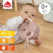 Plyšová knižka plameniak, Pink Baby Fehn