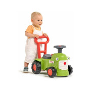 Odstrkovadlo traktor Claas svetlo zelený s volantom