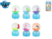 Snežítko strečové 9 cm so surfujúcim morským zvieratkom Destination Deep