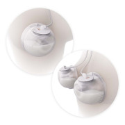 Odsávačka materského mlieka Double Hands-free Gentle Flow Kinderkraft