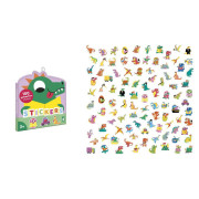 Samolepky Dinosaury 100 ks Janod