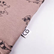 Body tričko šmyk TLAČ Outlast® Oriešková medvedíky čistotné