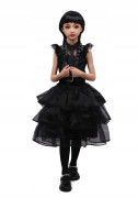 Detský kostým Wednesday s parochňou
