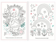 Kúzelné kráľovstvo - 1400 diamantov na nalepenie, omaľovánky