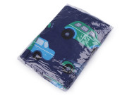 Detská pláštenka s obrázkami dinosaurus zelená